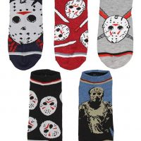 Friday The 13th Jason Voorhees Hockey Mask Ankle Socks 5PK for Men and Woman