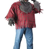 Gray Plus Size Werewolf Costume