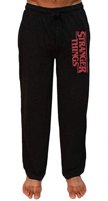 Mad Engine Stranger Things Title Logo Adult Lounge Pants