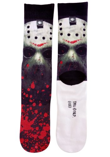 Men's Friday the 13th Jason Mask Crew Socks