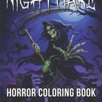 Nightmare: A Horror Coloring Book with Terrifying Monsters, Evil Women, Dark Fantasy Creatures, and Gothic Scenes for Relaxation