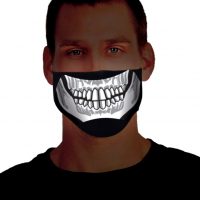 Sound Activated Light Up Skeleton Mask