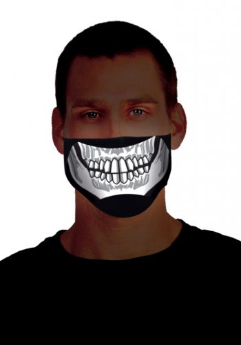 Sound Activated Light Up Skeleton Mask