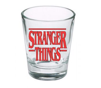 Stranger Things Logo Shot Glass