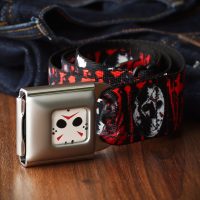 Jason Mask Friday the 13th Seatbelt Buckle Belt