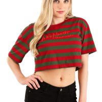 Nightmare On Elm Street Crop Top Shirt Costume