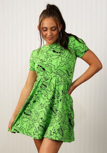 Cakeworthy Ghostbusters Slimer Dress