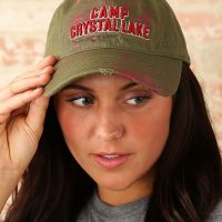 Friday the 13th Camp Crystal Lake Frayed Baseball Cap