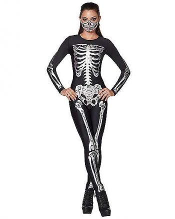 Adult Skeleton Catsuit