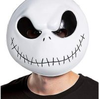 Jack Skellington Half Mask Deluxe - The Nightmare Before Christmas