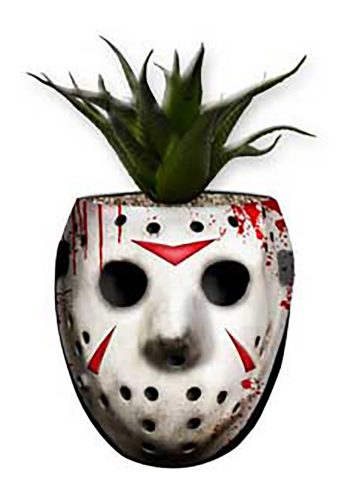 Jason Mask Large Ceramic Planter