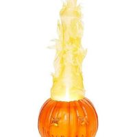 Light-Up Flaming Pumpkin Decorations - Trick 'r Treat