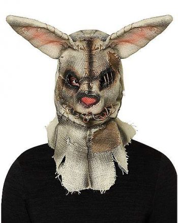 Moving Mouth Rabbit Scarecrow Full Mask