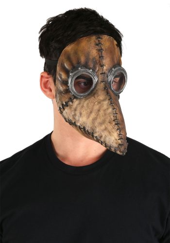 Plague Doctor Brown Mask for Adults