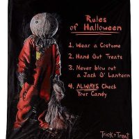 Rules of Halloween Fleece Blanket