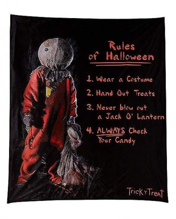 Rules of Halloween Fleece Blanket