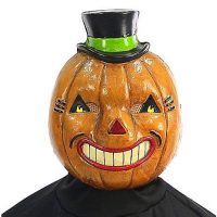 Vintage Pumpkin Half Mask