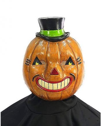 Vintage Pumpkin Half Mask