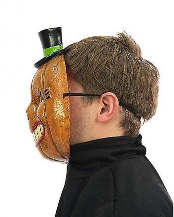 Vintage Pumpkin Half Mask