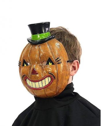 Vintage Pumpkin Half Mask