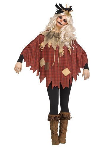 Women's Scarecrow Poncho (1)