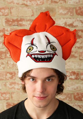 Adult IT Pennywise Clown Big Face Beanie