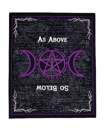 As Above So Below Fleece Blanket