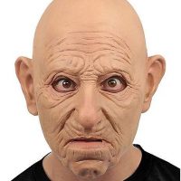 Bald Old Man Full Mask