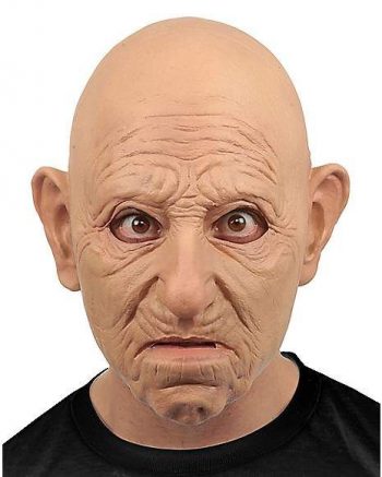 Bald Old Man Full Mask