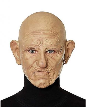 Bald Old Man Full Mask