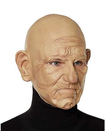 Bald Old Man Full Mask