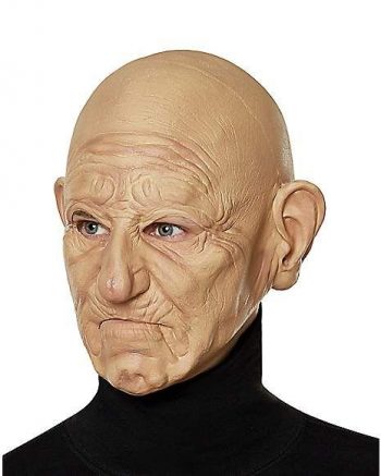 Bald Old Man Full Mask