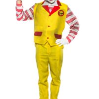 Evil Fast Food Clown Men's Costume