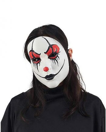 Female Clown Half Mask