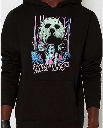 Jason Voorhees Mask Hoodie - Friday the 13th