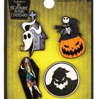 Loungefly Nightmare Before Christmas 4 Pack Enamel Pins