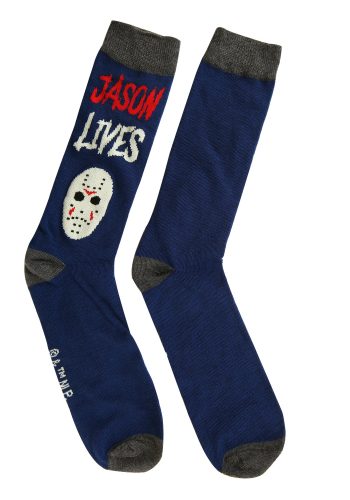 Men's 2-Pack Jason Voorhees Friday the 13th Crew Socks