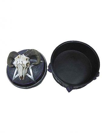 Mystic Arts Ram Skull Trinket Box