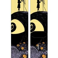 Nightmare Before Christmas Hill Scene Sublimated Socks For Adults