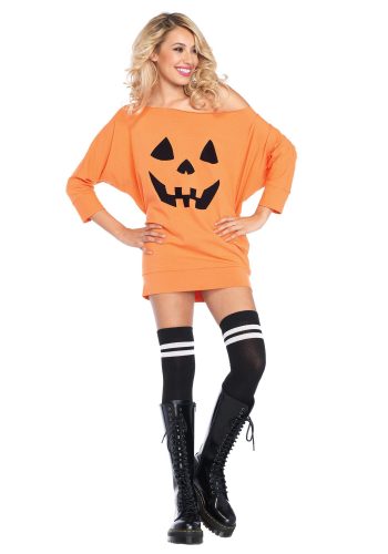 Pumpkin Dress Adult Jersey Costume