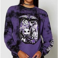 Purple Halloweentown Long Sleeve T Shirt - The Nightmare Before Christmas