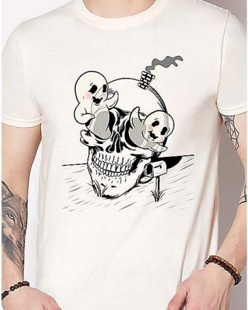 Skull House T Shirt - Puppyteeth