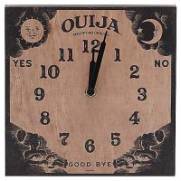 Wood Ouija Board Clock