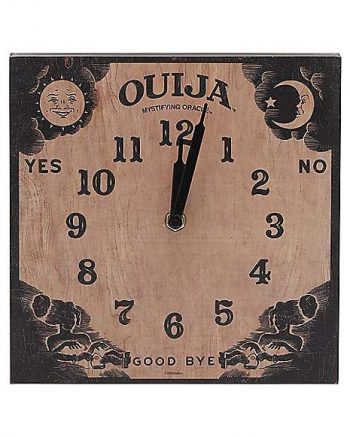 Wood Ouija Board Clock