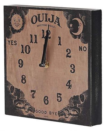 Wood Ouija Board Clock