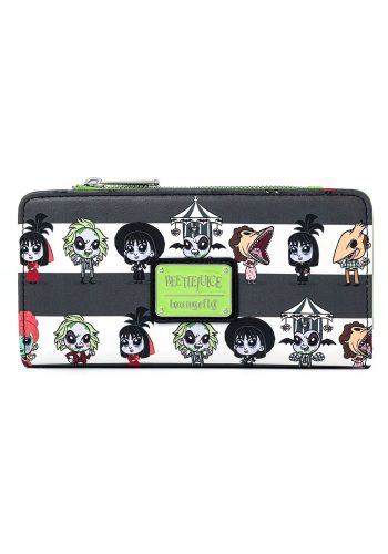 Beetlejuice Chibi AOP Loungefly Wallet