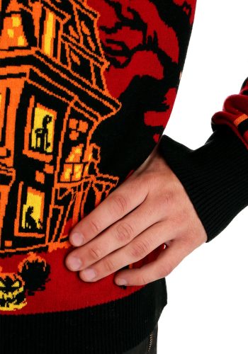 Haunted House Adult Ugly Halloween Sweater