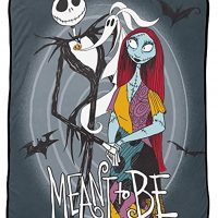 Nightmare Before Christmas Jack and Sally 'Meant to Be' Blanket