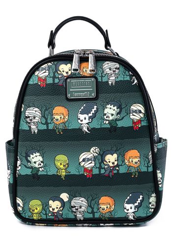 Universal Monsters Loungefly Chibi AOP Mini Backpack