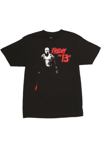 Adult Jason Vorhees Friday the 13th Black T-Shirt